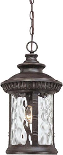 Окачен лампа Quoizel CHI1911IB Химера за улицата, Лампа 1, 100 W, Имперски бронз (19 x 11Ш)