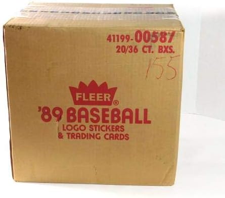 1989 Fleur Бейзболен Восъчни Калъф Запечатани 20 Кутии Код 90131 Възможен Нов Гриффи - Бейзболни картички