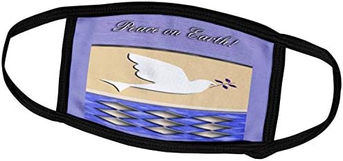 3. Бял гълъб на Мира на Земята, Лилави и кафяви капаци за лице (fc_30969_3)