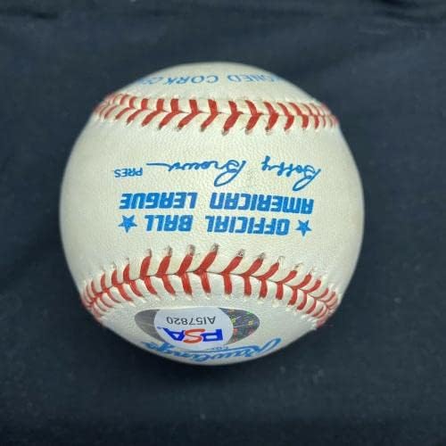 Лорънс Йога Берра КОПИТО 72 Подписан Бейзболен PSA / Бейзболни топки С ДНК-автограф