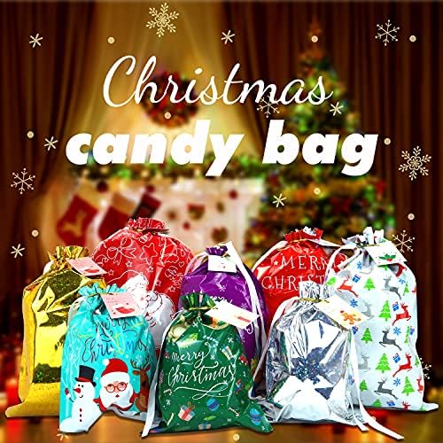 Коледна чанта Коледни подаръчни пакети на съвсем малък, коледен пакет за бонбони, за опаковане на подаръци за