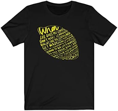 Тениска Life ' s Lemons Портал От Джърси Унисекс С къс ръкав