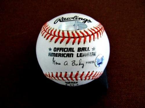 Кал кал ripken-младши Ориълс Копито Подписа Автоигру Vtg 2131 Oal Baseball Game Steiner Mlb - Бейзболни топки