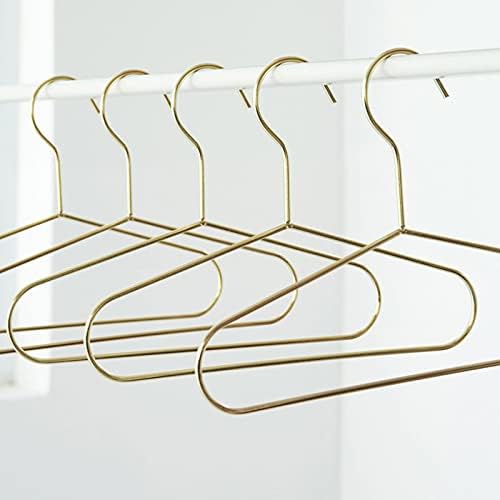 KNFUT Закачалки за дрехи, 5шт Златни Железни Мини-Закачалки Монтиране на Куката Рафтове За Съхранение на Домашен