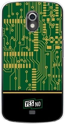 Такса YESNO Електро, зелена (прозрачен) / за Galaxy Nexus SC-04D/docomo DSCGNX-PCCL-201-N115