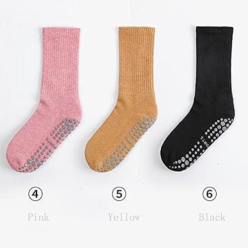 Дамски чорапи за йога PIGOLDOG, Нескользящие Чорапи, Чорапи до средата на Прасците, Са идеални за Пилатес, металообработващи