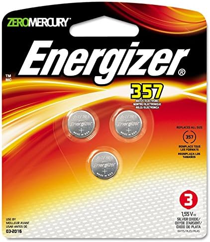 Батерии Energizer 357BPZ3, за / Часовник/ Калкулатор, 1,5 Волта, 3 /PK, Червено / Черно