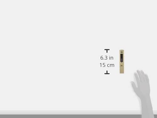 Ръчно м TDS HM Digital TDS-3 с футляром за носене на ръка, Обхват на измерване TDS от 0 до 9990 ppm, резолюция