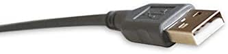 USB Кабел за Datalogic GD4130 GD4430 QW2120 QD2100 QD2130 Четец баркод скенер, 3 м USB Спирален кабел