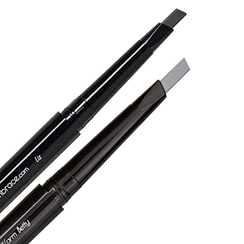 Топли сиви моливи за вежди Eye Прегръдка: Топла опаковка Бети & Mitko от 2 теми - Водоустойчиви, с двустранно