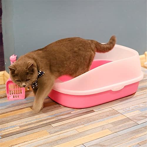 WYFDP котешката тоалетна за домашни кучета, Тава за Кучета, Тоалетна чиния със Защита от пръски вода, Гребло