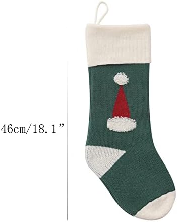 Коледна Украса На Коледни Чорапи Подарък Пакет Детски Бонбони Домашни Семейни Празници Чорапи За Декорация На