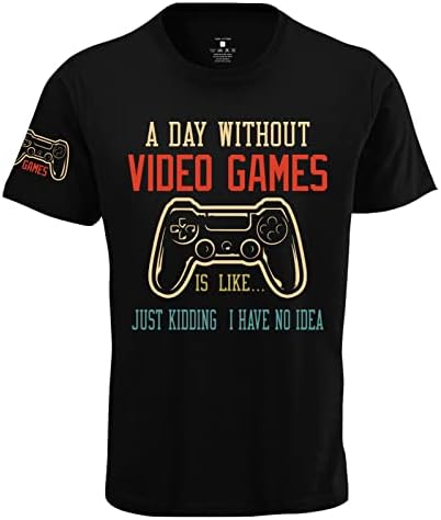 Ден без видео игри - това Като на Забавна Тениска Геймър