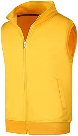 Мъжка жилетка на руното подплата с цип, лесна топло яке без ръкави, ежедневни блузи за разходки, софтшелл, улични