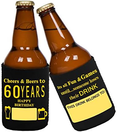 Охладители за консерви Yangmics Direct на 60-годишнината на Опаковка от 12 броя - Аксесоари за парти в чест