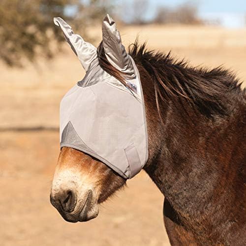 Маска Cashel Кръстоносците Horse Fly с Ушите си за Благотворителност, Оранжево, Кон