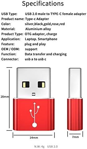 Адаптер за Philips PH1 (адаптер от BoxWave) - Устройство за превключване на порта USB-A-C (5 бр.), USB Type-C