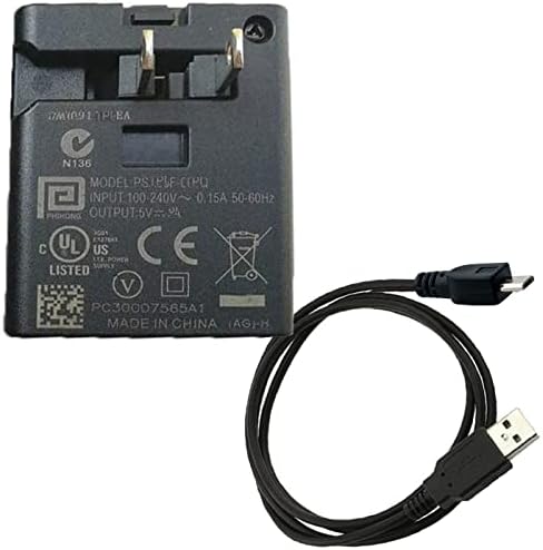 Адаптер UpBright 5, ac/dc адаптер + Кабел за зареждане Micro USB Съвместим с Високоговорители MusiBaby M68 M88