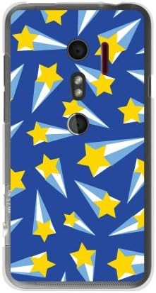 Да, падаща звезда син цвят (прозрачни) / за HTC EVO 3D ISW12HT/au AHTEV3-PCCL-201-N050