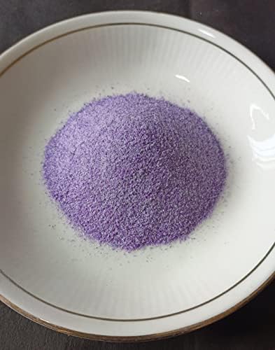 Натурален лилаво Мелкоизмельченный прах от халцедона 300 карата / 60 г, Счукан на прах от халцедоновой прах,