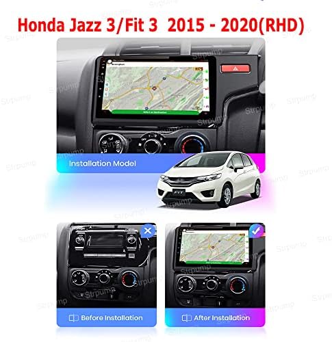 9 4 + 64 GB Android 10 тире Кола Стерео Радио Подходящ за 2014 15 16 17 18 19 20 21 Honda Jazz/FIT (RHD) GPS