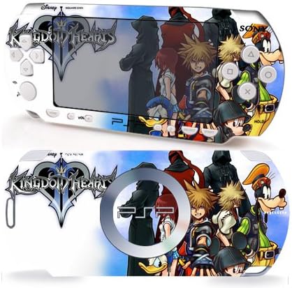 Kingdom Hearts Vinyl Стикер на Кожата Стикер за Sony PSP 2000
