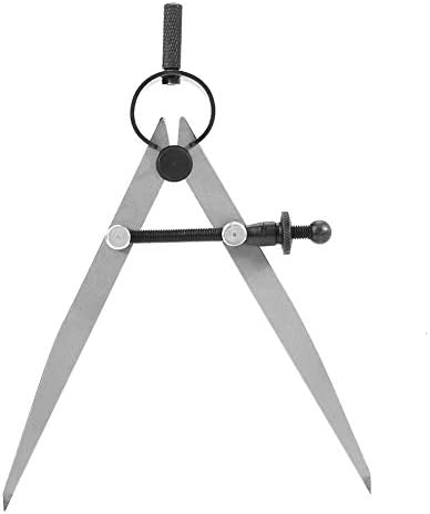 Детайли инструмент 100 мм Кожена Разделител Пружинен Въртящ се Компас за бродерия с драскотини, Инструменти