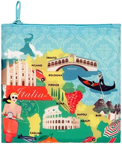Множество Пазарска чанта LOQI Urban Италия, Боядисана