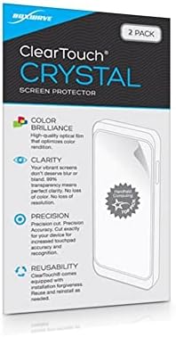 Защитно фолио BoxWave, съвместима с монитор LG 24 (24LM520S) - ClearTouch Crystal (2 опаковки), HD филм за защита
