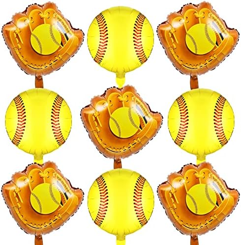 18-Инчови топки за софтбол и 20-инчови топки за ръкавици за софтбол, Балони балони за украса на парти по случай