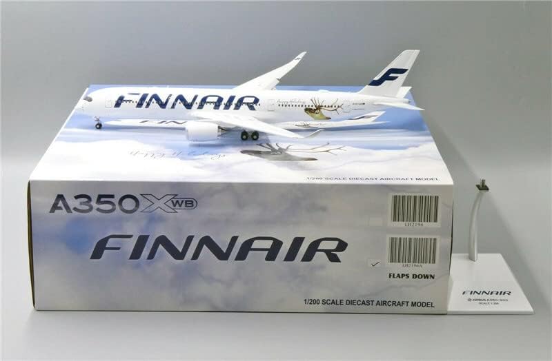JC Wings FINNAIR за Airbus A350-900 OH-LWD Затваря подвижни капаци 1/200 ГЛАСОВЕ Самолет, Предварително събрана