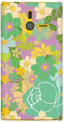 Втора кожа с тропически цветя, Зелени на цвят /за Pantone 6 200SH/SoftBank SSH200-ABWH-101-W008