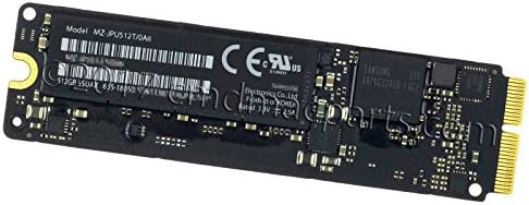 Odyson - 512 GB SSUAX SSD (PCIe 2.0 x2) Замяна за MacBook Pro 13 Retina A1502/15 A1398 (края на 2013 г., средата