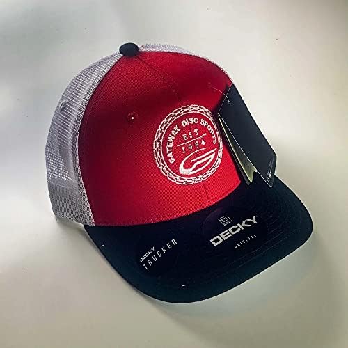 Портал Disc Спортна шапка за голф с логото на Circle of Chains възстановяване на предишното положение Mesh Disc Golf