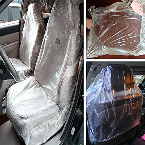 Мойши Кола за Еднократна употреба и Пластмасови Калъфи За Седалки на Кола Протектор Механик Камериер Седалките